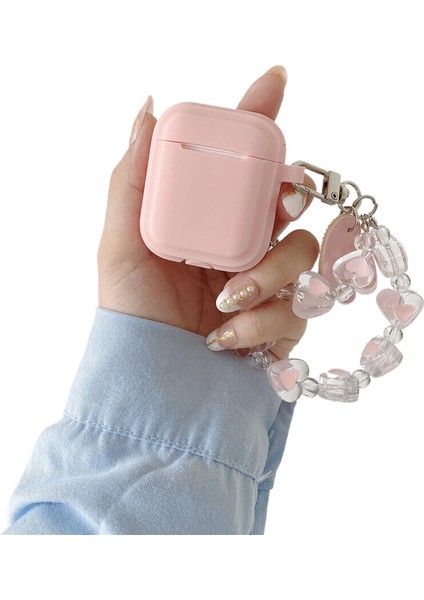 Şeker Rengi Apple Airpods Bluetooth Kulaklık Koruyucu Kapak Silikon Siyam Kolye Kulaklık Kılıfı Airpods Pro Için (Yurt Dışından)