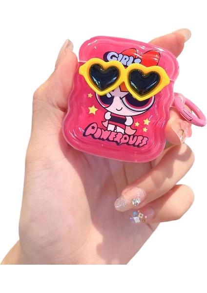 Powerpuff Girls Güneş Gözlüğü Apple Airpods Koruyucu Kılıf Airpods Pro2 Için Kablosuz Bluetooth Kulaklık Kılıfı (Yurt Dışından)