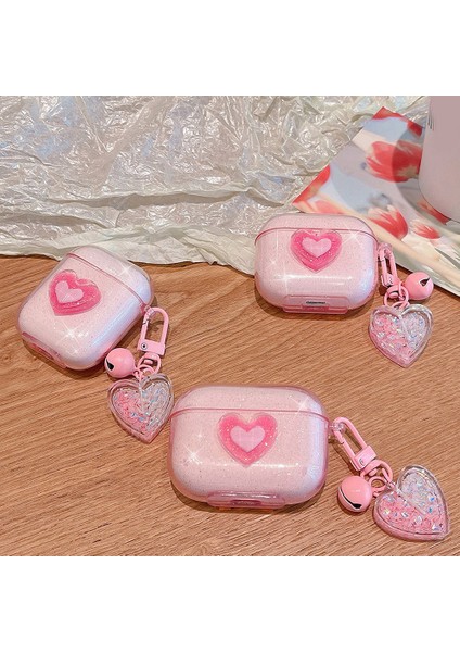 Apple Kulaklıklar Için Glitter Kristal Aşk Bluetooth Kulaklık Kılıfı Airpods Düşmeye Dayanıklı Airpods 3 Nesil Için Uygundur (Yurt Dışından) fiyatları
