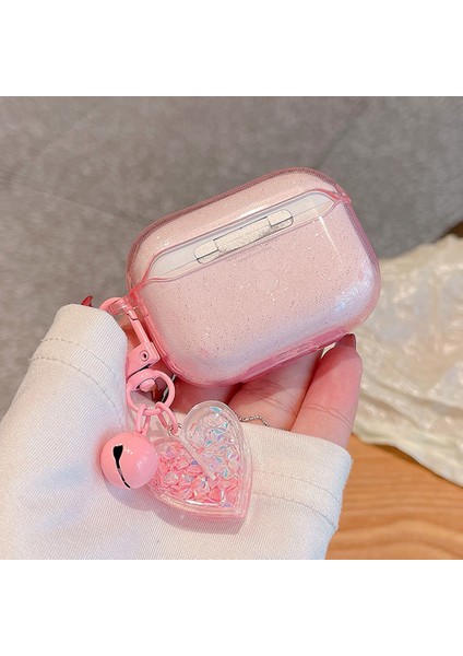 Apple Kulaklıklar Için Glitter Kristal Aşk Bluetooth Kulaklık Kılıfı Airpods Düşmeye Dayanıklı Airpods 3 Nesil Için Uygundur (Yurt Dışından) modelleri