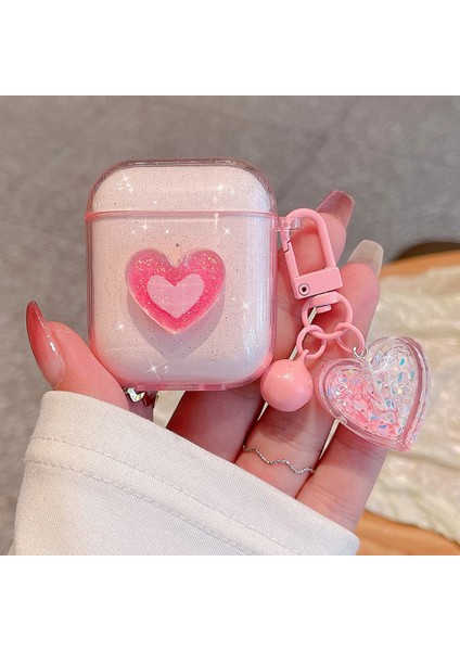Apple Kulaklıklar Için Glitter Kristal Aşk Bluetooth Kulaklık Kılıfı Airpods Düşmeye Dayanıklı Airpods 3 Nesil Için Uygundur (Yurt Dışından) fırsatları