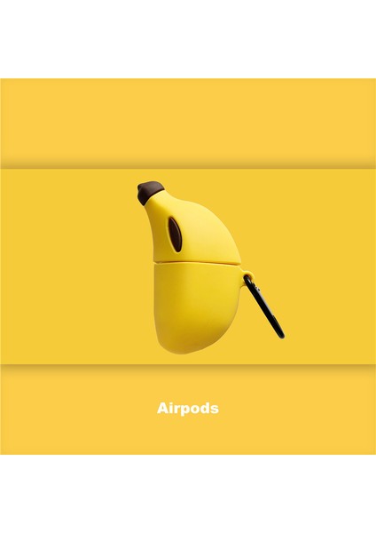 Airpods Için Yaratıcı Üç Boyutlu Muz Apple Bluetooth Kulaklık Için Koruyucu Kılıf Yumuşak Kılıf Sevimli (Airpods 3) (Yurt Dışından) fiyatları