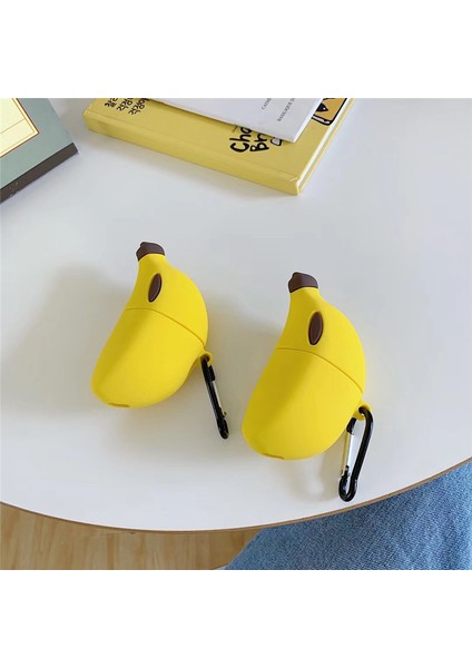 Airpods Için Yaratıcı Üç Boyutlu Muz Apple Bluetooth Kulaklık Için Koruyucu Kılıf Yumuşak Kılıf Sevimli (Airpods 3) (Yurt Dışından) fırsatları