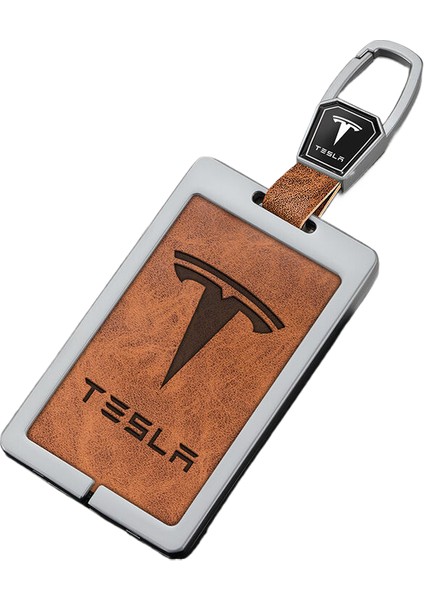 Tesla Kart Anahtarlik Model3/y Özel Kasa Model Yah Araç Çantasi Tesla Anahtar Çantasi Toka (Tek Toka) (Yurt Dışından)