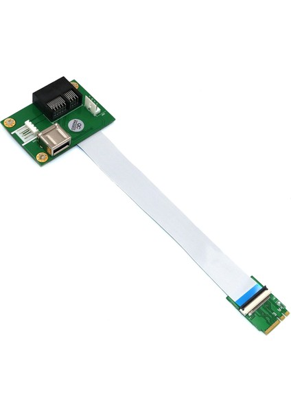 Pcıe Riser Ngff M.2 Anahtar A/e - Pcı-E Express X1+Usb Adaptörü (Yurt Dışından)