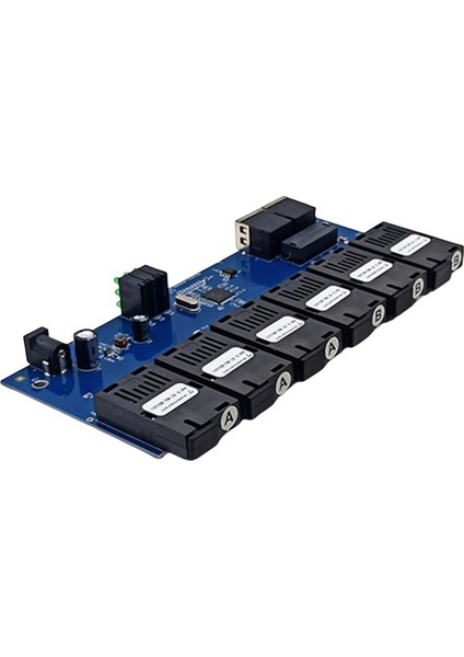 Tek Modlu Fiber Optik Dönüştürücüler, Pcba Kartı, 2 RJ45 Portu (Yurt Dışından)