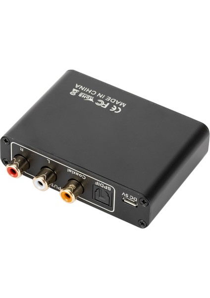 192KHZ Arc Ses Adaptörü Dac Spdıf Koaksiyel Rca 3.5mm Jak Çıkışı (Yurt Dışından)