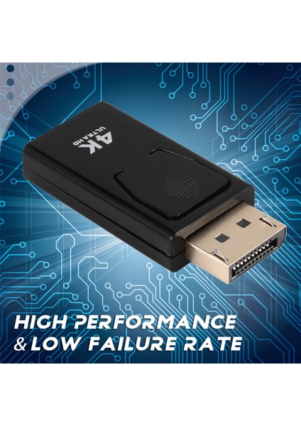 Displayport'tan Hdmi'ye Dişi Adaptör Dönüştürücü 1080P Dp'den Hdmi'ye (Yurt Dışından)