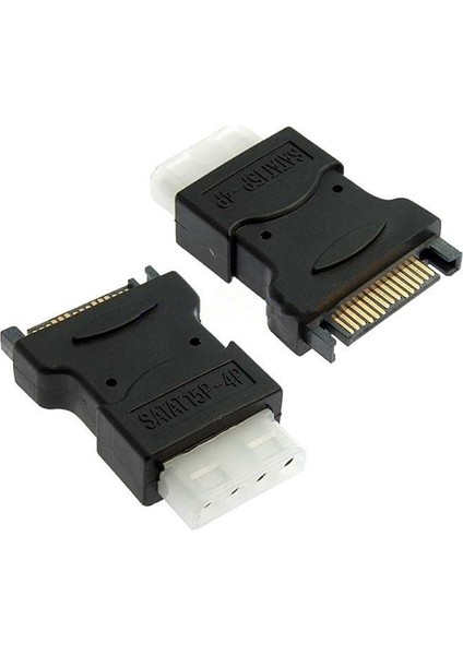 Pin Molex Pc Ide Dişi - 15 Pin Sata Erkek Güç Kablosu Adaptörü (Yurt Dışından)
