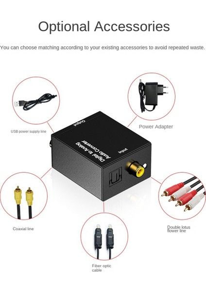 Dijitalden Analoga Koaksiyel Koaksiyel Optik Kablo Rca Stereo Ses Adaptörü (Yurt Dışından) indirimleri