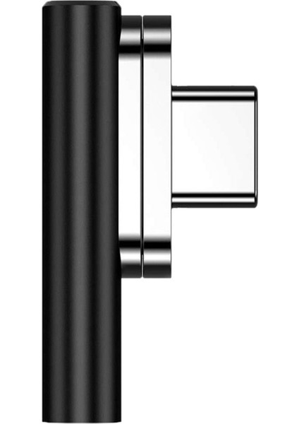 20PIN Manyetik USB C Adaptörü Tip C Konnektör USB Pd 100W Siyah (Yurt Dışından)