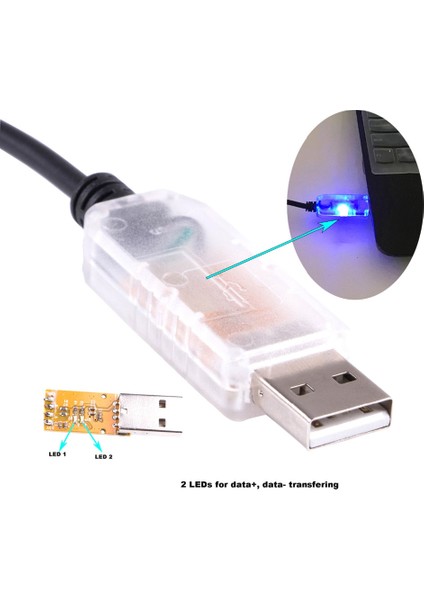 Ftdı Usb'den RS485'E 6 Çekirdekli Soyma Tel Uçlu Dönüştürücü Konnektör (Yurt Dışından)