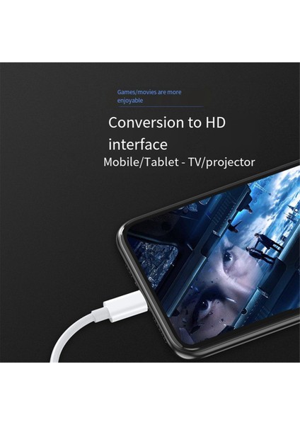 Dönüştürücü Telefon - HDMI Uyumlu Yüksek Çözünürlüklü Adaptör (Yurt Dışından) fiyatları