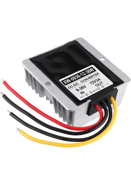 9-36V Ila 12V Dc Buck Güç Dönüştürücü Su Geçirmez Çoklu Koruma 3A (Yurt Dışından)