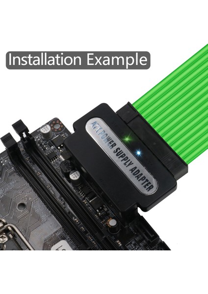 Masaüstü Bilgisayarlar Için Atx 24 Pin Dişi - 24 Pin Erkek 90 Derece Adaptör (Yurt Dışından) modelleri