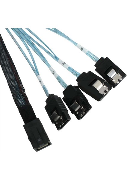Mini Sas HD36P SFF-8643 - 4xsata 7p Sabit Disk Veri Adaptörü Kablosu (Yurt Dışından)