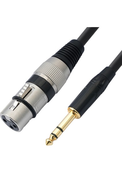 Pinli Mikrofon Kablosu 6.35MM Jack Xlr Dişi Mikrofon Ses Kablosu (Yurt Dışından)