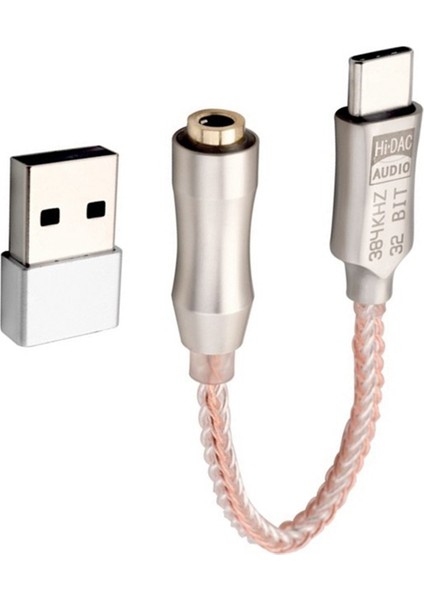 USB Type C - 3,5 mm Ses Arabirimi ALC5686 Hifi Kulaklık Amplifikatörü (Yurt Dışından)