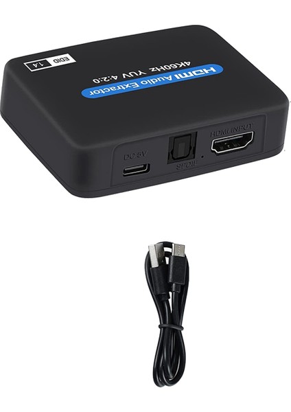 4K HDMI Uyumlu Ses Çıkarıcı HDMI Uyumlu Ses Ayırıcı (Yurt Dışından)