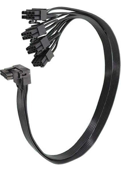 Adet 4xcpu 8-Pin - 16 Pin Erkek 40CM Siyah (Yurt Dışından)