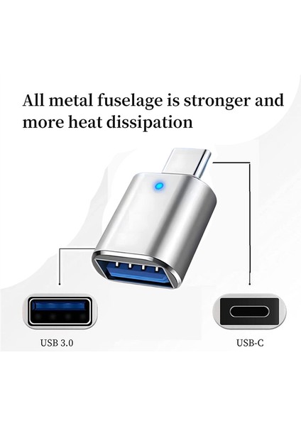 Adet USB C - USB Adaptörü, USB Type C - USB 3.0 Adaptörü MacBook Için (Yurt Dışından)