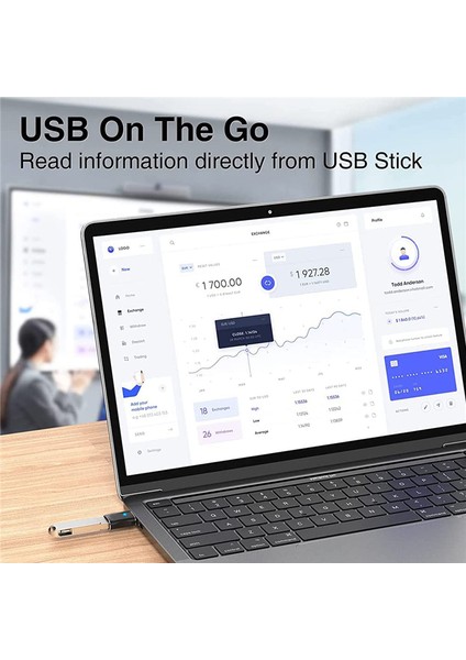Adet USB C - USB Adaptörü, USB Type C - USB 3.0 Adaptörü MacBook Için (Yurt Dışından)