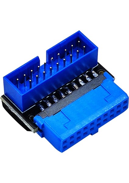 USB Başlık Adaptörü Usb3.2 Gen1 19PIN/20PIN Soket 90 Derece A (Yurt Dışından)