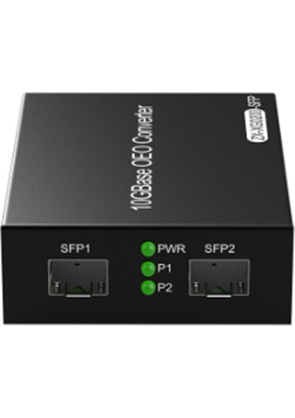 10GBE Sfp+ Oeo Medya Dönüştürücü Çift 10G Fiber Medya Dönüştürücü Ab Fişi (Yurt Dışından)