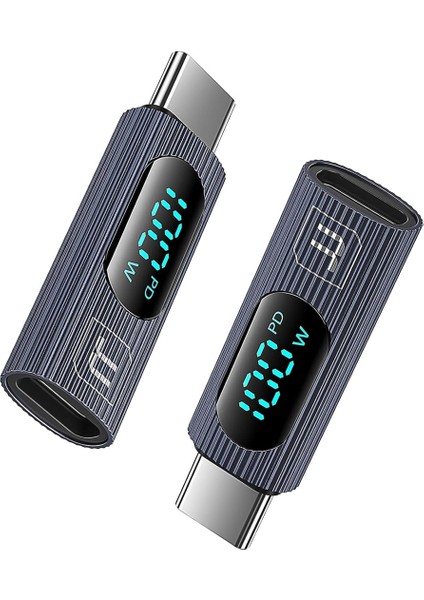 Adet USB C Adaptörü, 100W USB C Dişi - USB C Erkek Uzatma Adaptörü (Yurt Dışından)