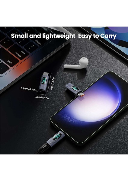 Adet USB C Adaptörü, 100W USB C Dişi - USB C Erkek Uzatma Adaptörü (Yurt Dışından)