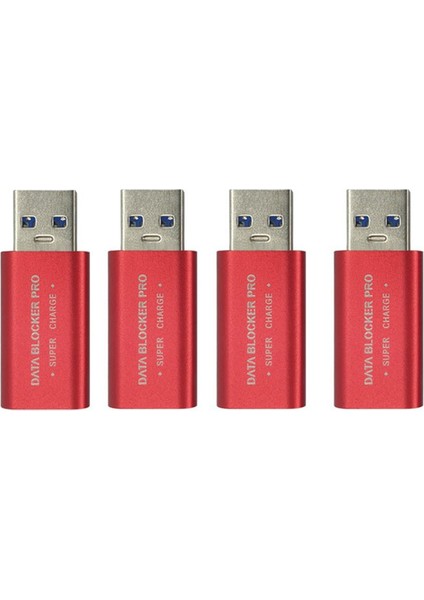 Adet USB Veri Engelleyici, USB Veri Hırsızlığı Savunucusu Sadece, Kırmızı (Yurt Dışından) fiyatları