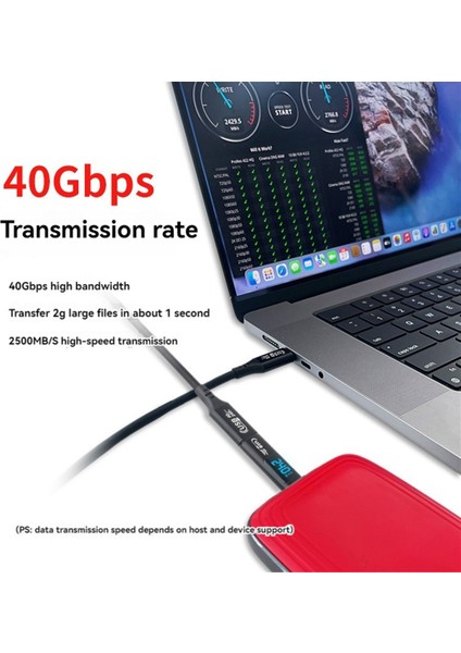 USB C Otg Adaptörü Type C'den USB Type-C'ye 40GBPS 240W Adaptörü Gri Gri (Yurt Dışından)