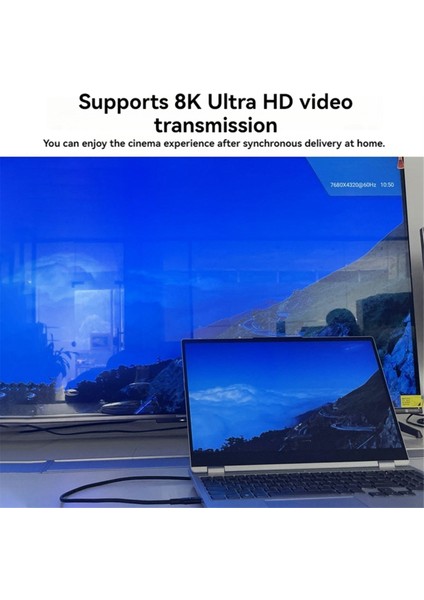 USB C Otg Adaptörü Type C'den USB Type-C'ye 40GBPS 240W Adaptörü Gri Gri (Yurt Dışından)