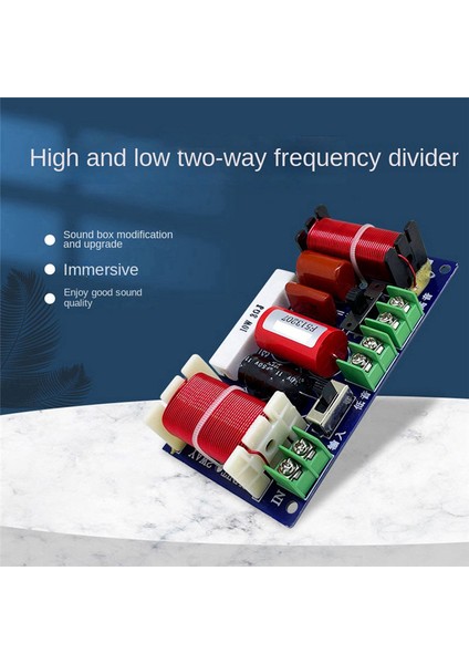 250W Yüksek ve Düşük 2 Yönlü Ses Bölücü 3000HZ Ayarlanabilir Yüksek ve Düşük Bölücü (Yurt Dışından)