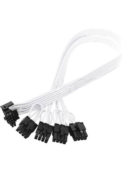 4xcpu 8pin - 16PIN Erkek Grafik Ekran Kartı Uzatma Kablosu Beyaz (Yurt Dışından) indirimleri