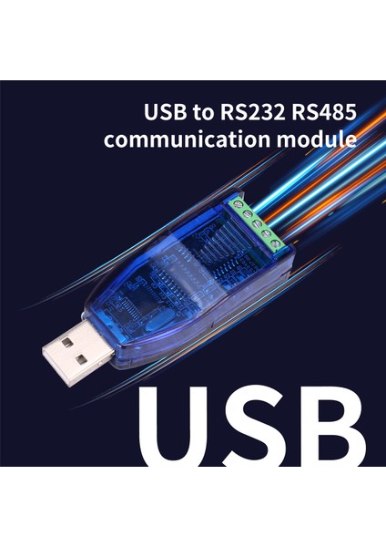 Endüstriyel Usb'den RS485 RS232 Dönüştürücü Yükseltme RS-485 Konnektörü (Yurt Dışından)