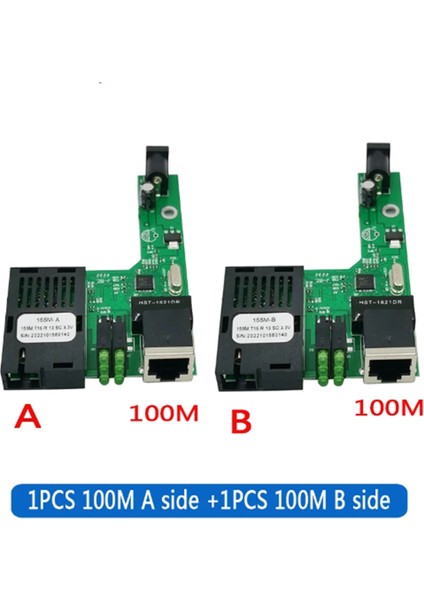Pcba Ethernet Fiber Alıcı-Verici Dönüştürücü Anahtarı Sc 10/100M Ab Fişi (Yurt Dışından)