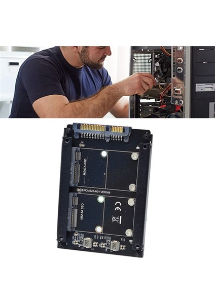 Duals Msata'dan Sata3.0'a Sata Ssd'den Sata 6gbps Arabirim Adaptör Kartı (Yurt Dışından) modelleri