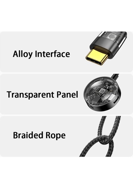 2'si 1 Arada Type C - 3.5 Kulaklık Adaptörü Ses Kulaklık Şarjı PD60W (Yurt Dışından)