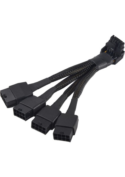 4X8PIN Pcı-E'den 16PIN'E (12+4) Pcı-E 5.0 Konnektörü P8X4'TEN 16PIN-B'YE (Yurt Dışından)