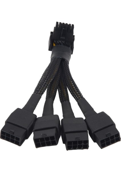 4X8PIN Pcı-E'den 16PIN'E (12+4) Pcı-E 5.0 Konnektörü P8X4'TEN 16PIN-B'YE (Yurt Dışından)