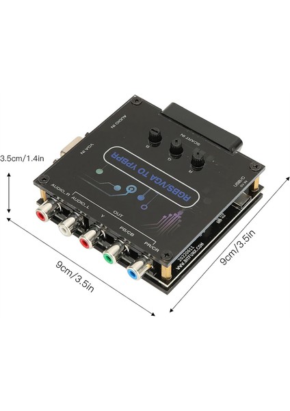 Rgbs VGA Scart - Ypbpr Bileşen Dönüştürücü, Video Sinyal Dönüştürücü (Yurt Dışından)