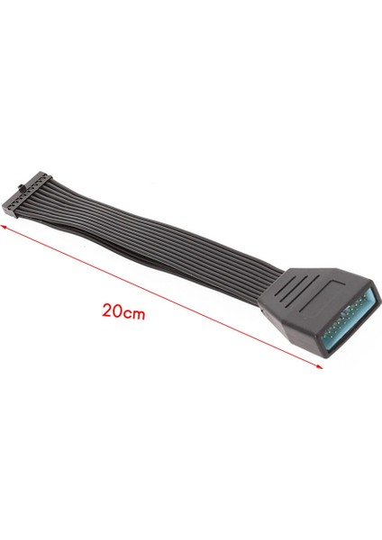 USB 3.0 20P/19P Erkek Uzatma Dönüşüm Bağlantı Kablosu (Yurt Dışından) modelleri