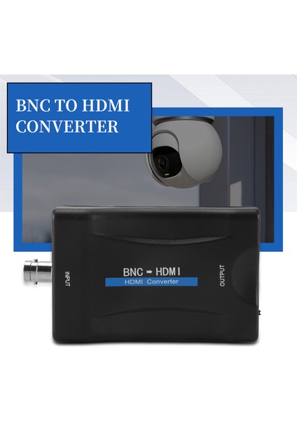 Bnc'den Hdmı'ya Dönüştürücü Adaptör Dişi Cvbs Bnc HDMI Koaksiyel 1080P Çıkış (Yurt Dışından)