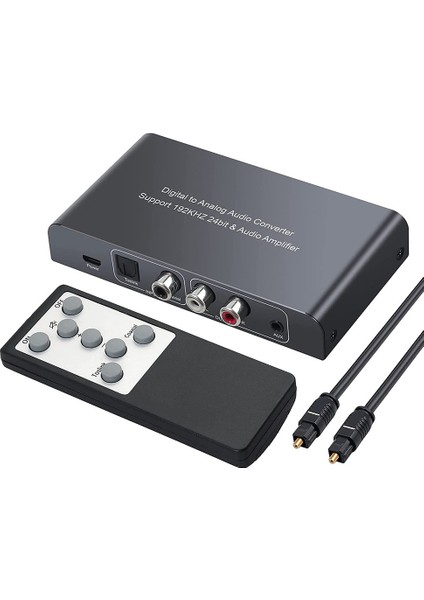 Dac 192KHZ Dijitalden Analoga Ses Dönüştürücü Analog Stereo L/r Rca (Yurt Dışından)