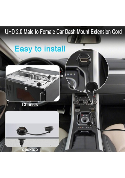HDMI Uyumlu Erkek - Dişi Uzatma Kablosu 0,3 M (Yurt Dışından)