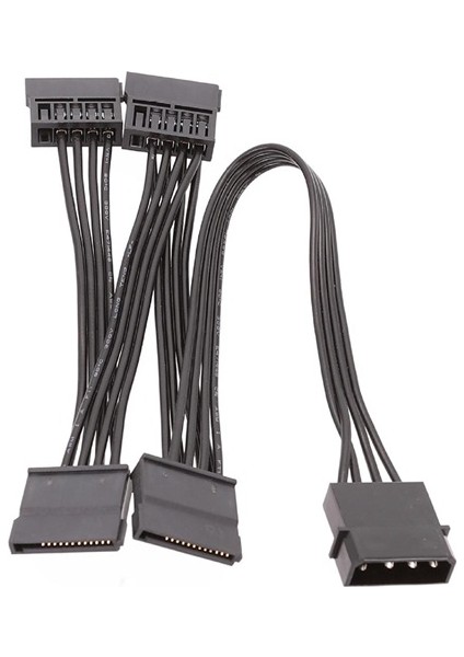 Molex 4pin Ide'den 5 Sata 15PIN Sabit Sürücü Güç Kaynağı Ayırıcı Kablosu (Yurt Dışından) fiyatları