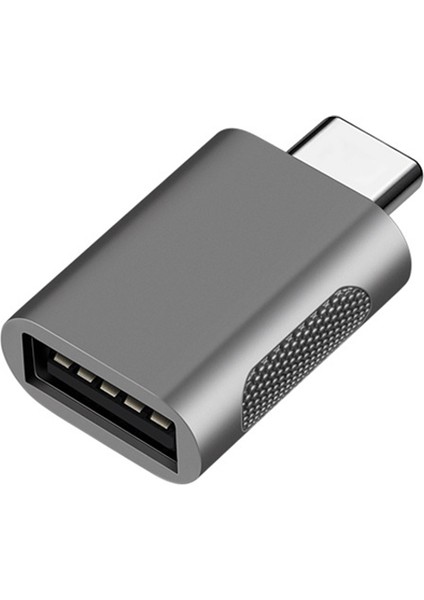 USB C - USB Adaptörü, Tip C Erkek - USB 3.0 Dişi Adaptörü, Gri (Yurt Dışından)