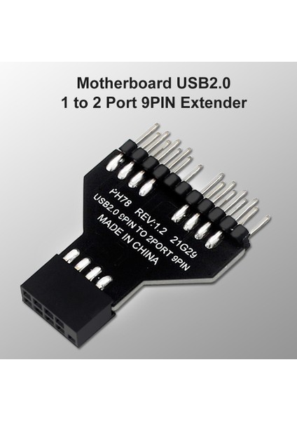 Ila 2 Anakart Usb2.0 9pin Ila Usb3.0 19P Ön Panel Fiş Adaptörü (Yurt Dışından)