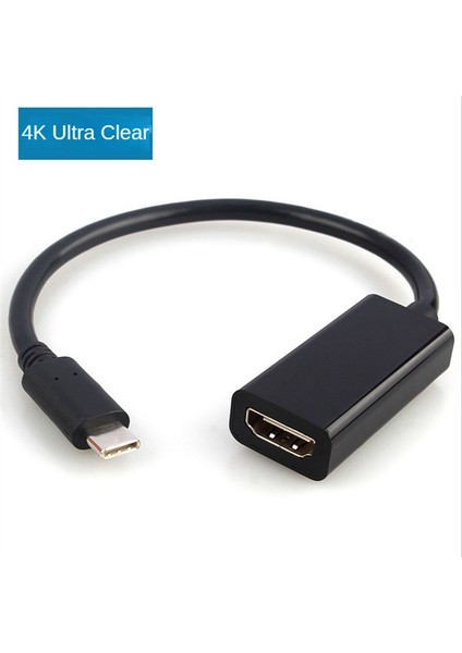 USB C - HDMI Uyumlu Adaptör Type C - 4K HDMI Uyumlu Kablo (Yurt Dışından)
